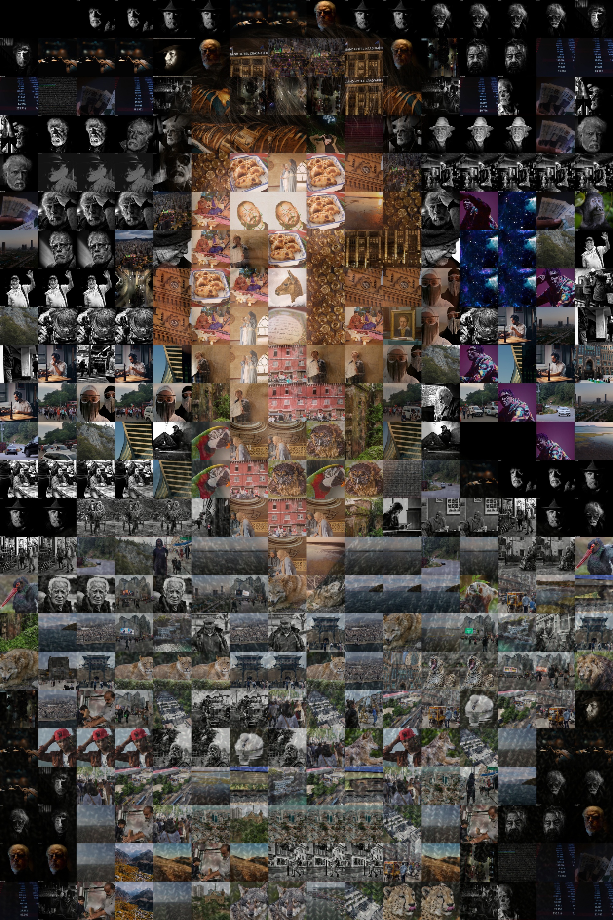 Run C: 35% Museum Grade Winner Photomosaic