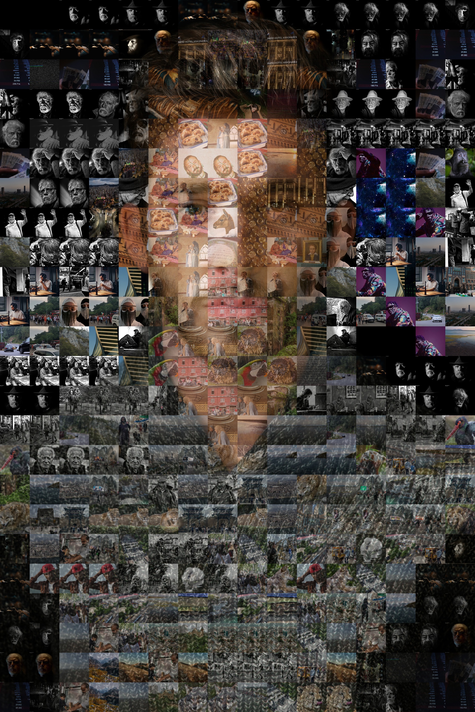 Run D: 50% High Fidelity Photomosaic